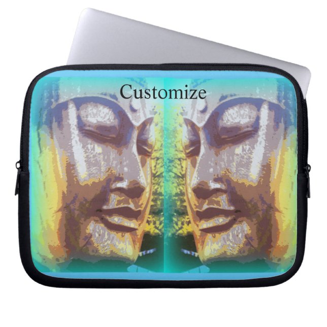 Funda Para Portátil Buda enfrenta a Thunder_Cove (Frente)