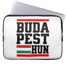 Funda Para Portátil Budapest Coordinates Design Retro-Style