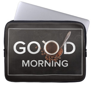 Funda Para Portátil Buenas tardes Mangas para portátil Coffee