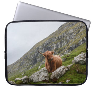 FUNDA PARA PORTÁTIL BUENO MARRÓN SOBRE LA MONTAÑA