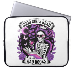 Funda Para Portátil Buenos Chicas leen libros malos