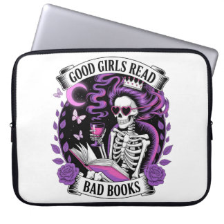 Funda Para Portátil Buenos Chicas leen libros malos
