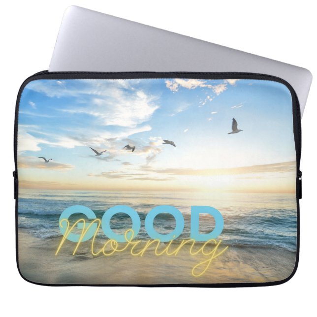 Funda Para Portátil Buenos Días Cielo Azul (Frente)