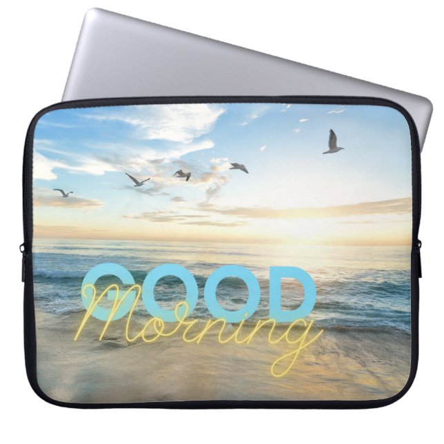 Funda Para Portátil Buenos Días Cielo Azul (Frente)