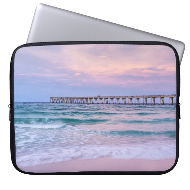 Funda Para Portátil Buenos días Navarre Beach Pier (Frente)