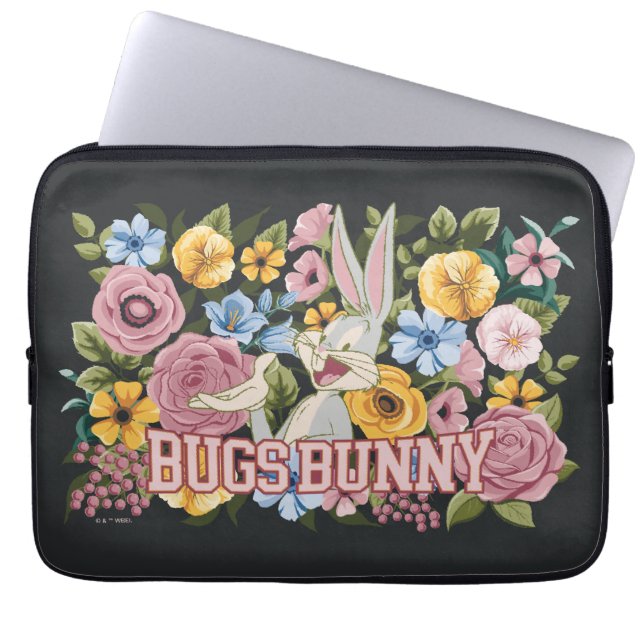 Funda Para Portátil BUGS BUNNY™ Floral Embroidery Graphic (Frente)