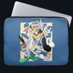 Funda Para Portátil BUGS BUNNY™ Y DAFFY DUCK™ Preparados Para Temporad<br><div class="desc">Echa un vistazo a BUGS BUNNY™ vestido como pato y DAFFY DUCK™ vestido como conejo,  rodeado por varios posters de la "Temporada de Conejo Abierta" y de la "Temporada de Pato Abierta" que caen a su alrededor.</div>