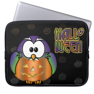 Funda Para Portátil búho de calabaza