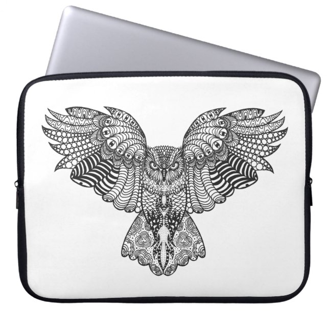 Funda Para Portátil Búho de Eagle inspirado (Frente)