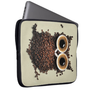 Funda Para Portátil Búho del café