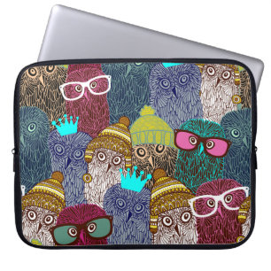 Funda Para Portátil Búho en la corona