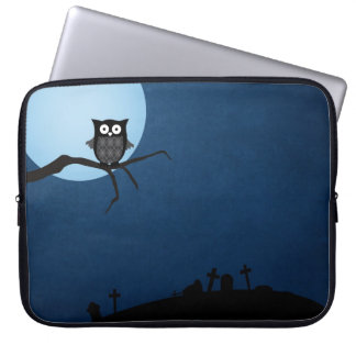Funda Para Portátil Búho fantasmagórico de Halloween