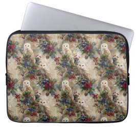 Funda Para Portátil Búho Floral Encantador