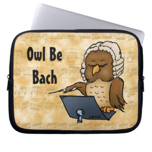 Funda Para Portátil Búho Volverá Divertido Dibujo Animado