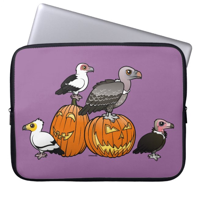 Funda Para Portátil Buitres de Halloween (Frente)