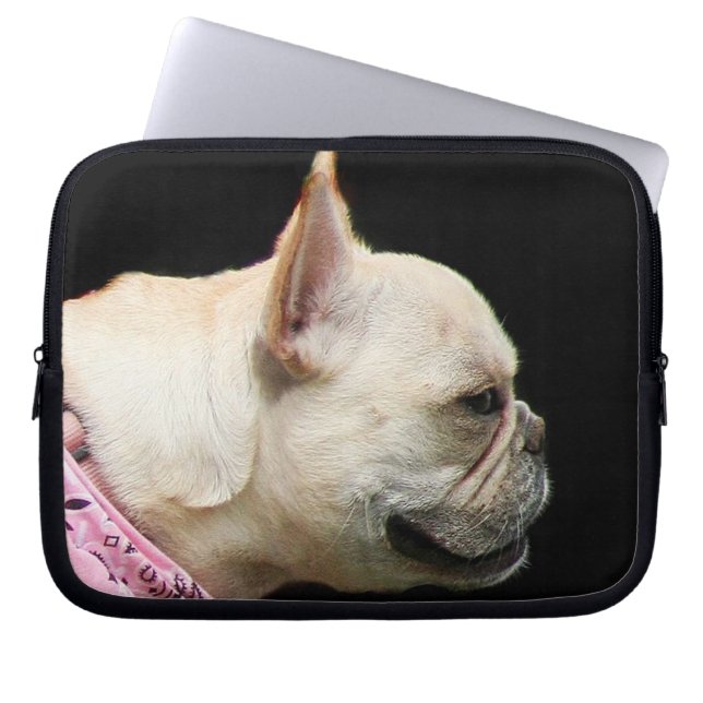 Funda Para Portátil Bulldog francés (Frente)