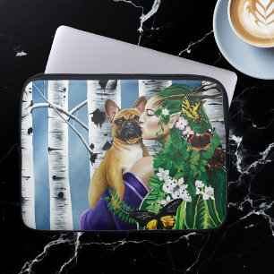 Funda Para Portátil Bulldog francés Dryad Fantasy
