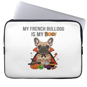 Funda Para Portátil Bulldog francés Halloween disfrazar mi toro francé