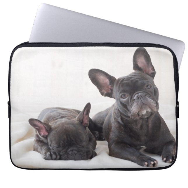 Funda Para Portátil Bulldog francés lindo (Frente)