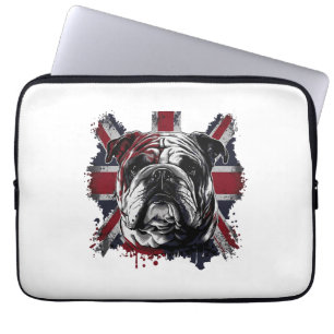 Funda Para Portátil Bulldog inglés divertido
