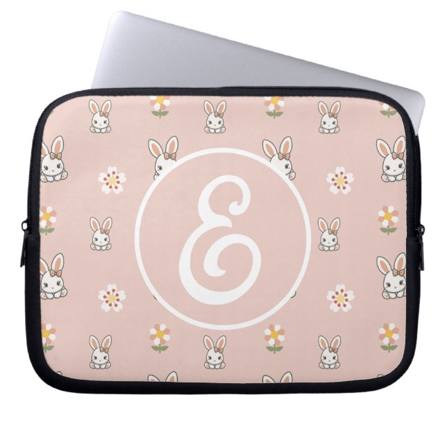 Funda Para Portátil Bunny Bloom Delight (Frente)