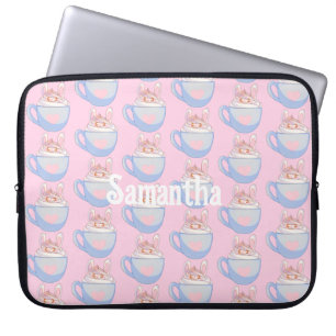 Funda Para Portátil Bunny Latte Con Canela