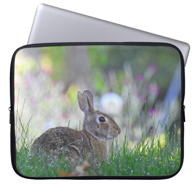 Funda Para Portátil Bunny Love (Frente)