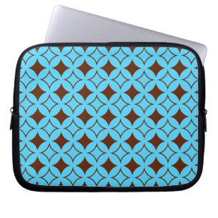 Funda Para Portátil Buques azul y marrón
