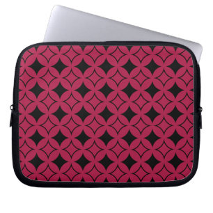 Funda Para Portátil Buques rojos y negros