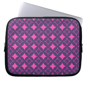 Funda Para Portátil Buques rosa y morado