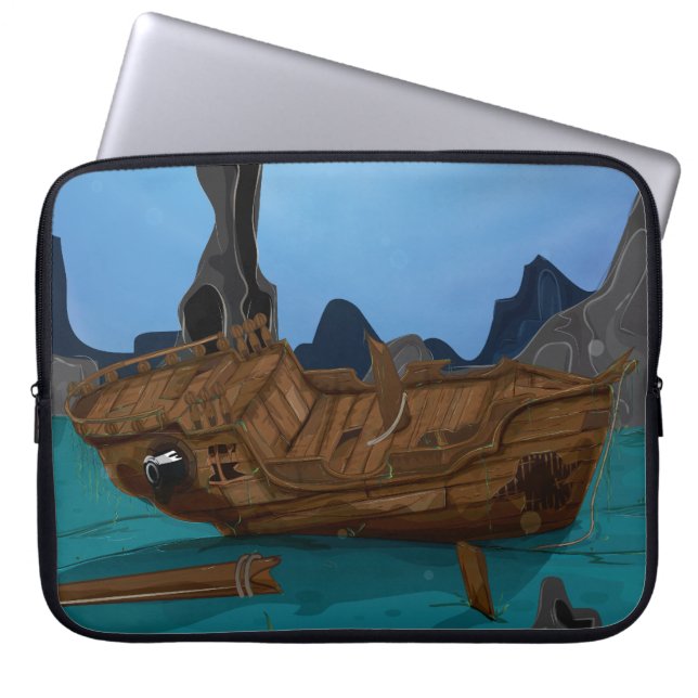 Funda Para Portátil Buques subacuáticos (Frente)
