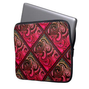 Funda Para Portátil Burgundy Copper en funda de portátil dorada
