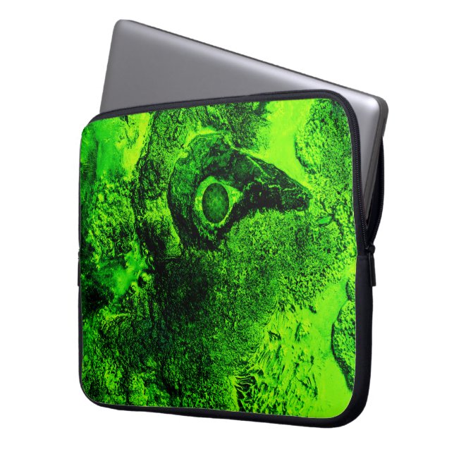 Funda Para Portátil buscando verde (Anverso izquierdo)