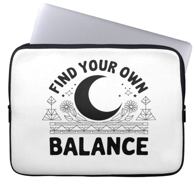 Funda Para Portátil Buscar su propio saldo (Frente)