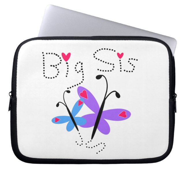 Funda Para Portátil Butterflies Gigantes de Big Sis (Frente)