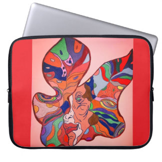 Funda Para Portátil Butterfly Leaf Portrait Laptop Sleeve