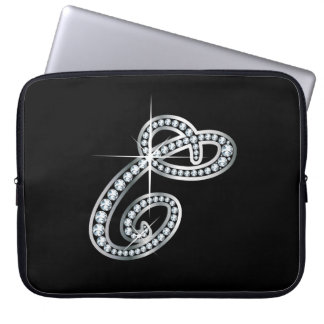 Funda Para Portátil C Script Faux-"Diamond"