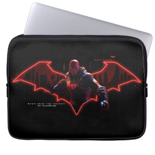 Funda Para Portátil Caballeros góticos capucha roja con logo