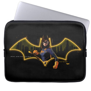 Funda Para Portátil Caballeros góticos, chica con logo