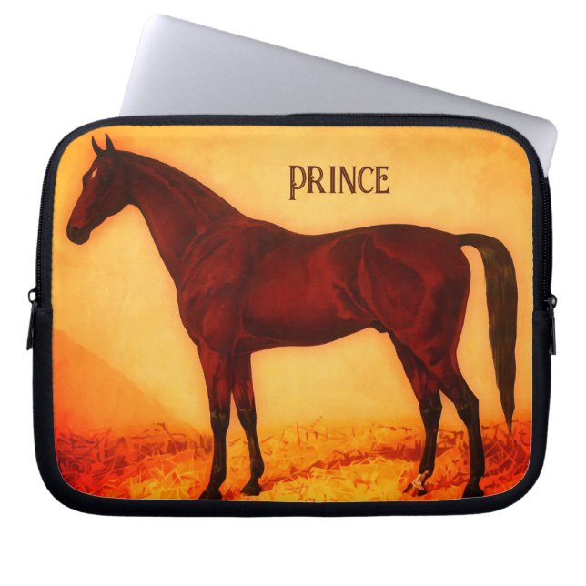 Funda Para Portátil Caballo árabe - personalizado (Frente)