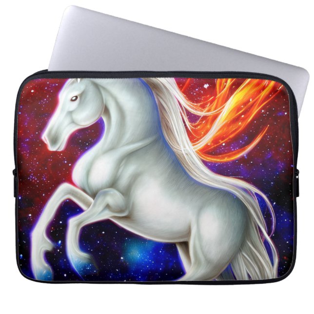 Funda Para Portátil Caballo cósmico (Frente)