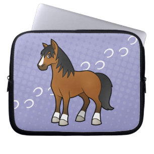 Funda Para Portátil Caballo de Dibujos Animados