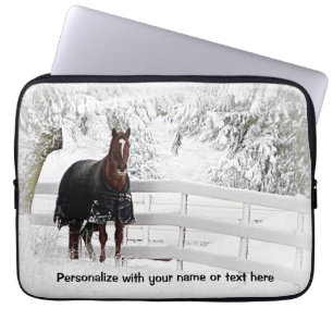 Funda Para Portátil Caballo del invierno
