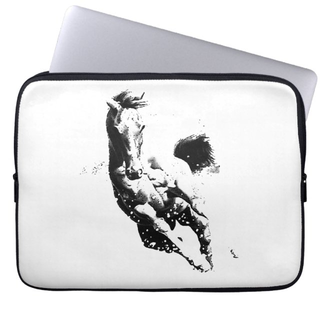 Funda Para Portátil Caballo en marcha (Frente)