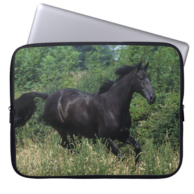 Funda Para Portátil Caballo excelente que corre en hierba (Frente)