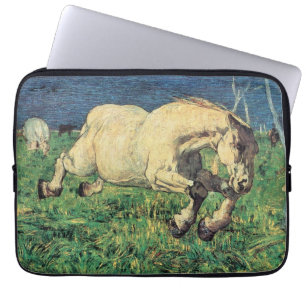 Funda Para Portátil Caballo galopante de Giovanni Segantini, Arte Vint