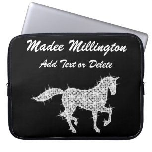 Funda Para Portátil Caballo - Manga de Bling - SRF