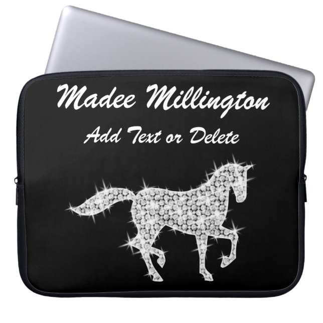 Funda Para Portátil Caballo - Manga de Bling - SRF (Frente)