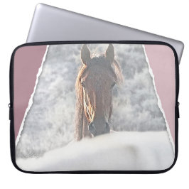 Funda Para Portátil Caballo salvaje "te veo" manga de computadora