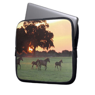 Funda Para Portátil Caballo Sunset Art Portátil Sleeve